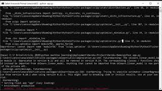 cannot import name 'moduleTNC' from 'scipy optimize'