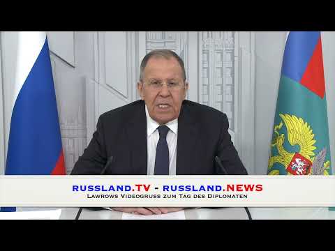 Lawrows Videogruß zum Tag des Diplomaten