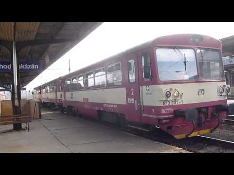 ČD 810.231 - Odjezd vlaku Os 26804 - Most, 2.3.2013