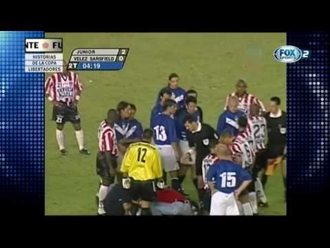 RECUERDO! JUNIOR COLOMBIA 4 VELEZ ARG 0   LIBERTADORES 2001