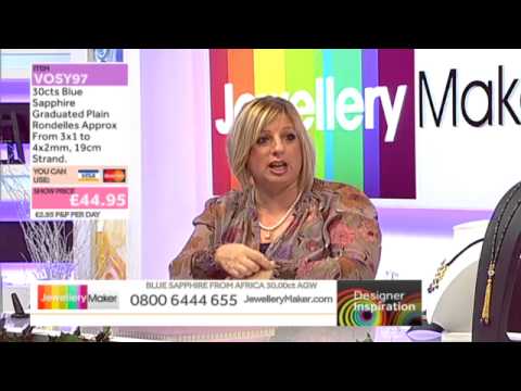 How to Make Genuine Gemstone Jewellery - JewelleryMaker DI LIVE 11/11/14