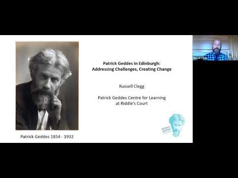Patrick Geddes in Edinburgh - Zoom Talk Recorded at Riddle's Court