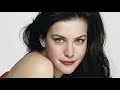 LIV TYLER Stockings Pantyhose Tights Heels Nylon Lingerie Bodysuit Mini Skirt