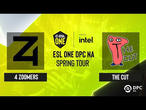 Dota2 - 4 Zoomers vs The Cut - Game 1 - ESL One DPC NA Spring