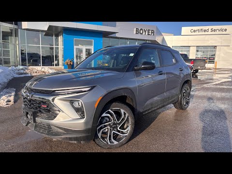2026 Chevrolet TrailBlazer AWD 4dr RS in Gray for sale at Boyer Chevrolet Lindsay Ltd. in Lindsay, ON
