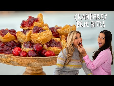 Cranberry Brie Bites Recipe | Easy Holiday Dessert