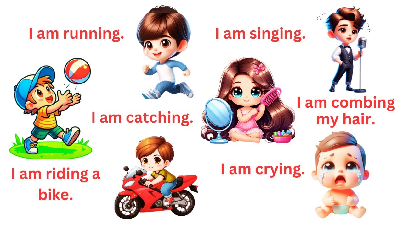 Daily Use Action Verbs In English With Sentences | Action Verbs For Beginners | Daily Sentences