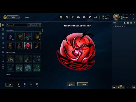 50x MSI 2023 Inkshadow Orb Bundle opening (slow) - League Of Legends