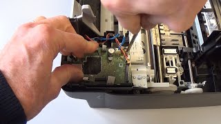 Taking apart Canon inkjet printer TS3150 TS3151 TS3110 TS3180 TS3100 TS series