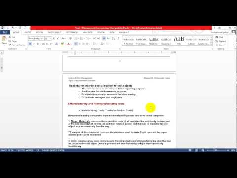 CMA 2016 شرح عربي كامل - كورس شامل للحصول على شهادة المحاسب الإداري المعتمد