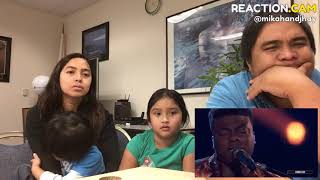 Family Reacts to Kirk Jay sings Tomorrow   The Voice 2018 Live Top 10 Performances