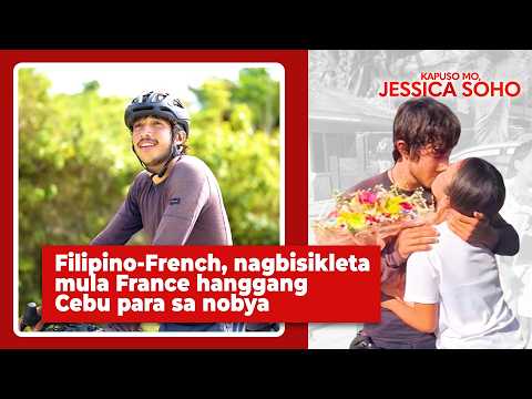 Filipino-French nagbisikleta mula France hanggang Cebu