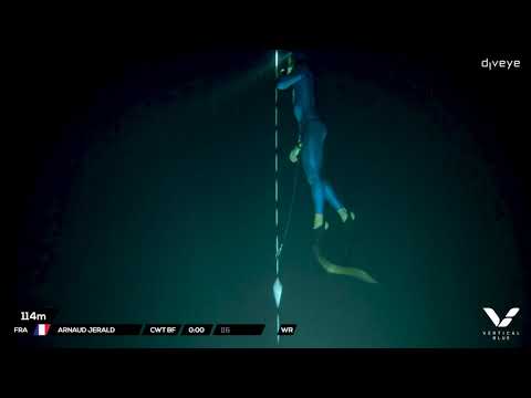 Arnaud Jerald NEW WORLD RECORD 116m CWTB Vertical Blue 2021