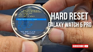 Hard Reset - Samsung Galaxy Watch 5 Pro