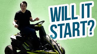 Testing the Ryobi Electric Riding Lawn Mower Lithium Battery Conversion 19 months later