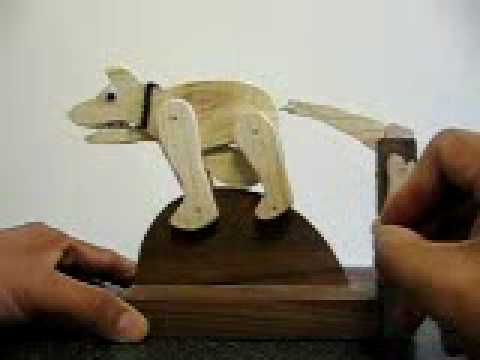 Automata automaton Kermit the Dog - a Barking Dog mechanical kinetic