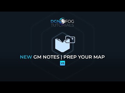 GM Notes - Prep your map | Battlemap Editor
