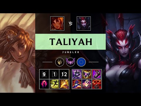 Taliyah Jungle vs Elise - EUW Master Patch 25.17
