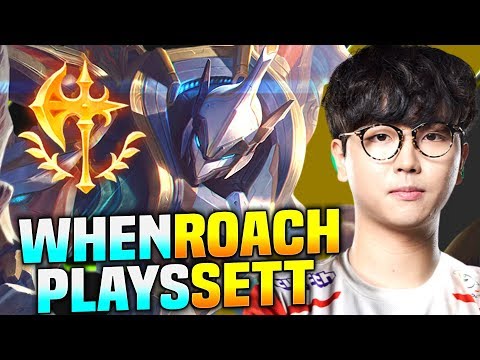 WHEN ROACH PLAYS SETT TOP! - SKT T1 Roach Plays Sett vs Kayle Top! | Season 2020 KR SoloQ