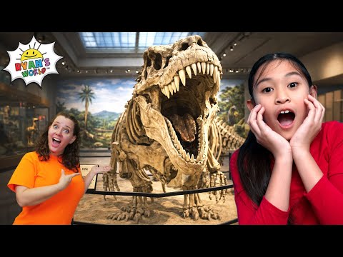 EPIC Scavenger Hunt for Dinosaur Fossils! Explore the World of Dinosaurs | Museum Adventure for Kids