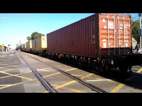 dublin cargo train in dublin port