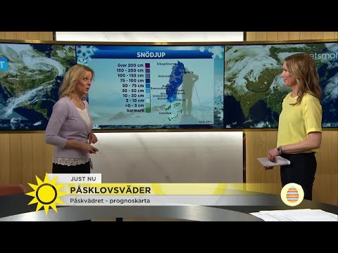Påsklovsvädret: Så är läget på skidorterna - Nyhetsmorgon (TV4)