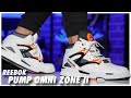 Reebok Pump Omni Zone 2 White Black Wild Orange