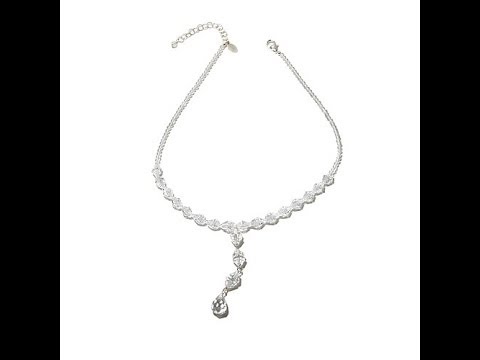 Deb Guyot Herkimer Clear Quartz Renee Necklace