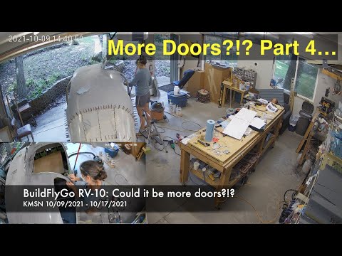 RV-10 Build: 10/17/2021 - Could it be? More doors! (pt.4)