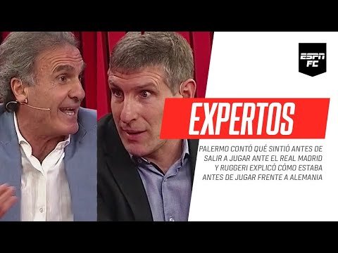 #Palermo y #Ruggeri contaron qué sintieron antes de salir a jugar ante #RealMadrid y #Alemania