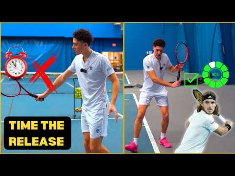 Release Your One-Handed Backhand With PERFECT TIMING (90% Success Rate)