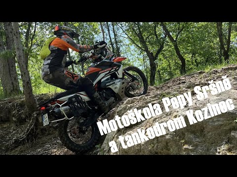 Motoškola Pepy Sršně a tankodrom Kozinec - první část