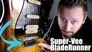 Video thumbnail for Building A Strat-Tele Hybrid! - Super-Vee BladeRunner Demo! by Darrell Braun Guitar