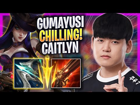 GUMAYUSI CHILLING WITH CAITLYN! - T1 Gumayusi Plays Caitlyn ADC vs Jinx! | Season 2023
