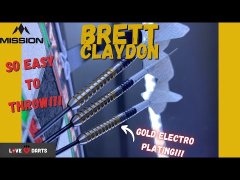 LoveDarts - Mission BRETT CLAYDON - 22g - 90% Tungsten. YOU WILL. LOVE THEM