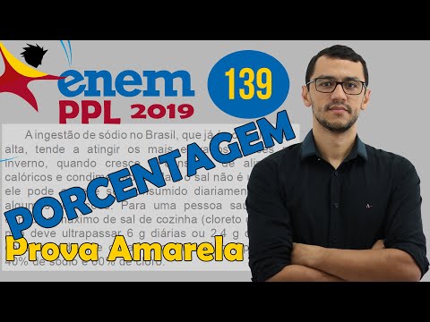 ENEM PPL 2019 | Questão 139 | Prova Amarela | Porcentagem