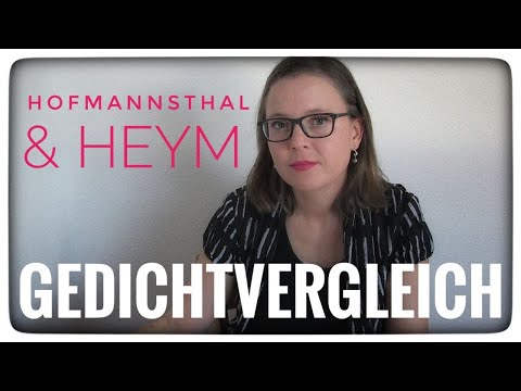 Gedichtvergleich: Hugo von Hofmannsthal, Siehst du die Stadt & Georg Heym, Der Gott der Stadt