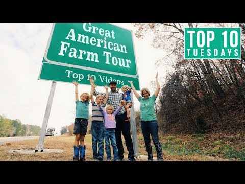 Top 10 GREAT AMERICAN FARM TOUR Videos | Top 10 Tuesdays Video