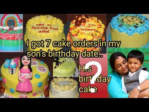 My little son's 4th birthday cake,cake vlog,tamil,a day in my life,surya's homemade cakes.