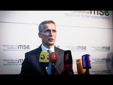 NATO Secretary General doorstep at the Munich Security Conference, 15 FEB 2019