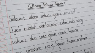 Download lagu Tulisan Ucapan Selamat Ulang Tahun Untuk Ayah - Selamat Ulang Tahun Ayah - Tulisan Tangan mp3 Download lagu Tulisan Ucapan Selamat Ulang Tahun Untuk Ayah - Selamat Ulang Tahun Ayah - Tulisan Tangan mp3