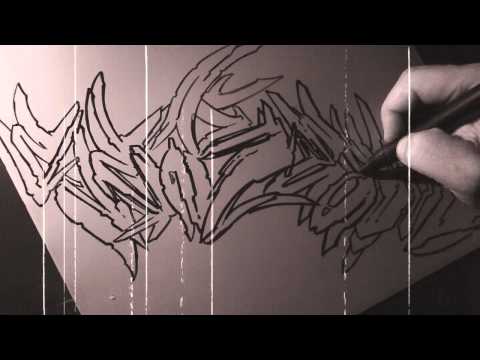 Live Graffiti Sketchin - Screem One #5