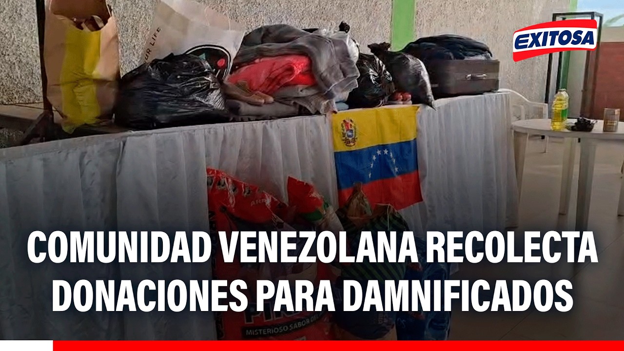 🔴🔵 Comunidad venezolana recolecta donaciones para afectados por terremotos