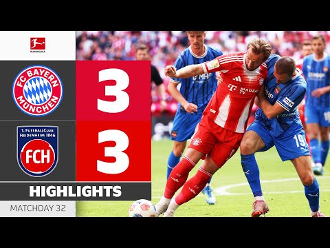 Resumo Bayern München vs Heidenheim Ronda 32