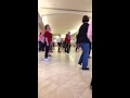 Flash Mob Line Dance Oakdale Mall Johnson City NY 3 28 15