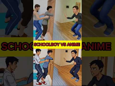 Schoolboy Runaway Vs Anime Escape 🔥 #schoolboyrunaway #shorts #evolution #granny