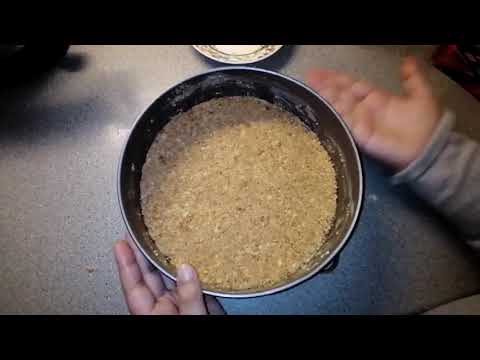 How to make a banana, chocolate cheesecake in lock down - my first video