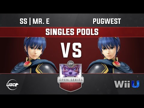 UGC Smash 4 SINGLES POOLS - Mr. E (Marth) vs Pugwest (Marth)