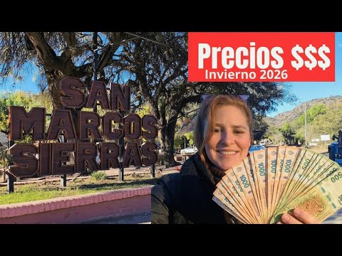¿Cuánto cuesta VACACIONAR en San Marcos Sierras en INVIERNO? Precios REALES!