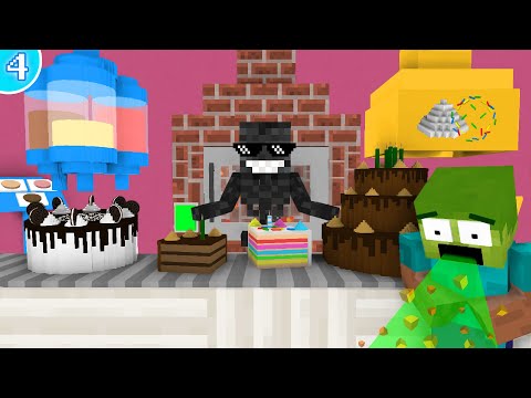🍰 Work At Cake Place - Minecraft Animation